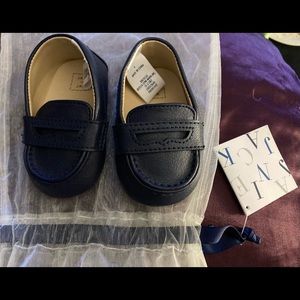 Janie and jack crib shoes loafers newborn size 1